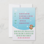 Fox in de uitnodiging van Mittens (Achterkant)