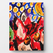 Fox in de winter fotoplaat (voorkant)