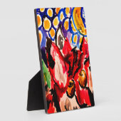 Fox in de winter fotoplaat (Zijkant)