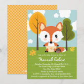 FOX IN DIAPERS BABY SHOWER KAART (Voorkant / Achterkant)