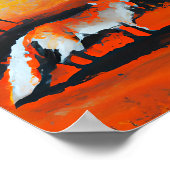 Fox in Dusk Poster (Hoek)