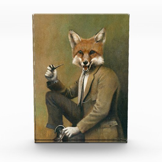 Fox in een Suite Foto Block (Voorkant)