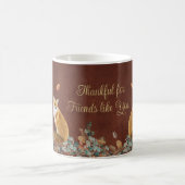 Fox in Herfst Foliage Thankful voor vrienden als j Koffiemok (Center)