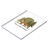 Fox in het bos notitieboek (Linkerzijde)