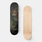 Fox in het diepe bos persoonlijk skateboard (Voorkant)