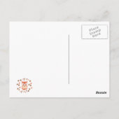 Fox in het najaar briefkaart (Achterkant)