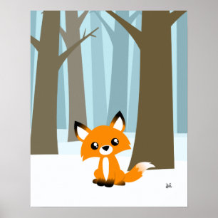 Fox in het Poster Bossen