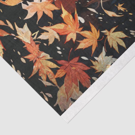 Fox in Moonlight 1 Decoupage Papier (Detail)