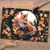 Fox in Moonlight 3 Decoupage Papier