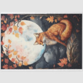 Fox in Moonlight 6 Decoupage Papier (Voorkant)