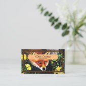Fox in Natuur Visitekaartje (Staand voorkant)