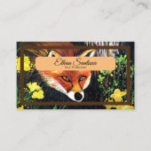 Fox in Natuur Visitekaartje (Voorkant)