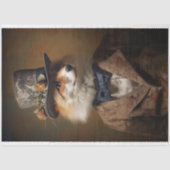 Fox in pak en Pet 4 Decoupage papier (Voorkant)