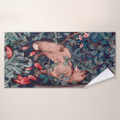 Fox in The Forest, William Morris Badhanddoek (Badhanddoek)