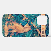 Fox in The Forest, William Morris Case-Mate iPhone Case (Achterkant (horizontaal))