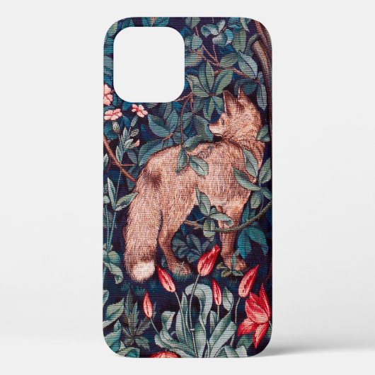 Fox in The Forest, William Morris Case-Mate iPhone Case (Achterkant)