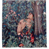 Fox in The Forest, William Morris Douchegordijn (Voorkant)