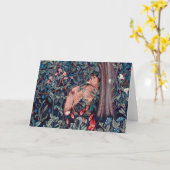Fox in The Forest, William Morris Kaart (Gele Bloem)