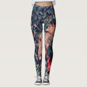 Fox in The Forest, William Morris Leggings (Voorkant)