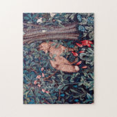 Fox in The Forest, William Morris Legpuzzel (Verticaal)