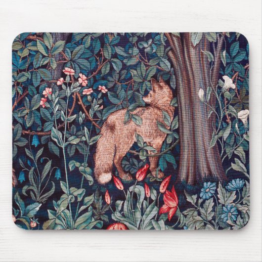 Fox in The Forest, William Morris Muismat (Voorkant)