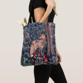 Fox in The Forest, William Morris Tote Bag (Dichtbij)