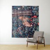 Fox in The Forest, William Morris Wandkleed (In situ)