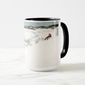 Fox in the Snow, 1935, van Newell Convers Wyeth Mok (Voorkant rechts)