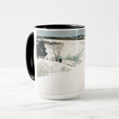 Fox in the Snow, 1935, van Newell Convers Wyeth Mok (Voorkant links)