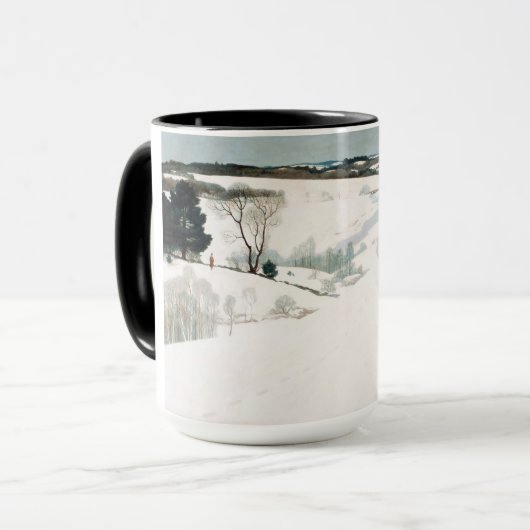 Fox in the Snow, 1935, van Newell Convers Wyeth Mok (Voorkant links)