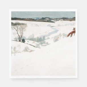 Fox in the Snow, 1935, van Newell Convers Wyeth Servet