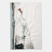 Fox in the Snow, 1935, van Newell Convers Wyeth Theedoek (Verticaal)