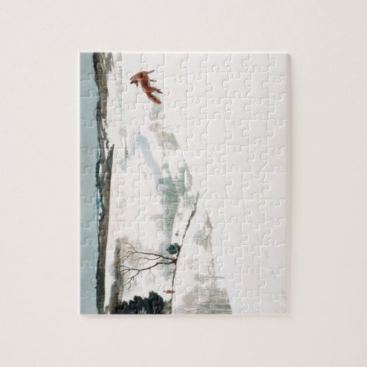 Fox in the Snow van Newell Convers Wyeth Legpuzzel (Verticaal)