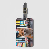 Fox in Times Square Bagagelabel (Voorkant (verticaal))