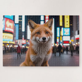 Fox in Times Square Legpuzzel