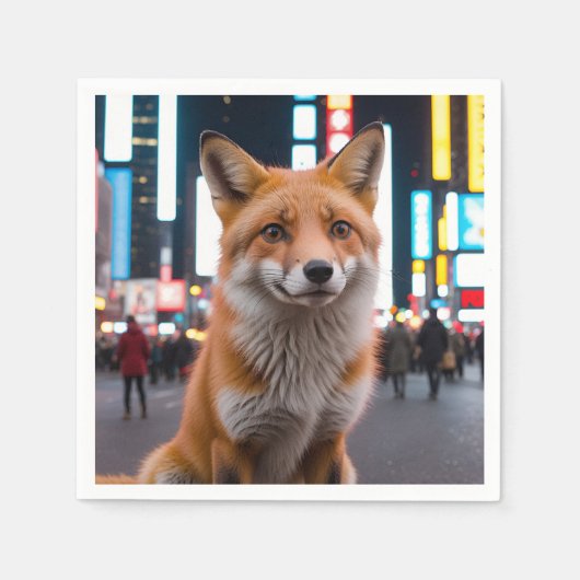 Fox in Times Square Servet (Voorkant)