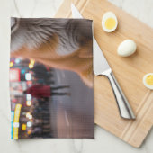 Fox in Times Square Theedoek (Quarter Fold)