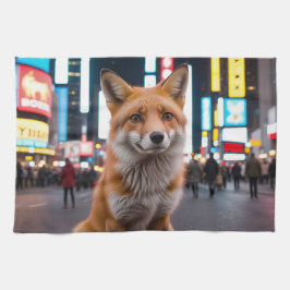 Fox in Times Square Theedoek