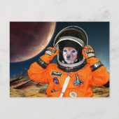 Fox is een astronaut #2 briefkaart (Voorkant)