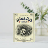 Fox is een geisha briefkaart (Staand voorkant)
