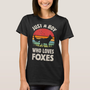 Fox is gewoon een jongen die gek is op Mannen die T-shirt