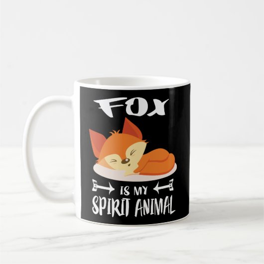 Fox is m'n grappige cadeautje. koffiemok (Links)