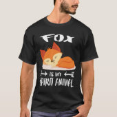 Fox is m'n grappige cadeautje. t-shirt (Voorkant)