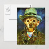 Fox is Van Gogh Briefkaart (Voorkant / Achterkant)