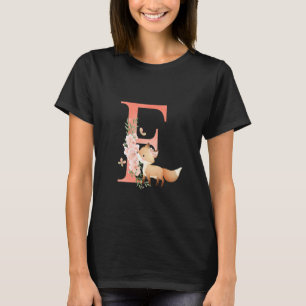 Fox Japanse Cherry Blossom Flower Butterf T-shirt