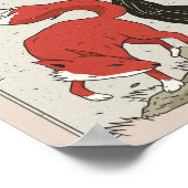 Fox Japanse kunst Poster (Hoek)