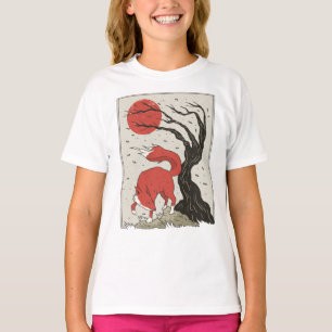 Fox Japanse kunst T-shirt