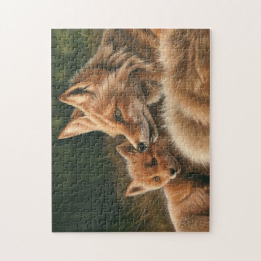 Fox Jigzaag Puzzle Legpuzzel (Verticaal)