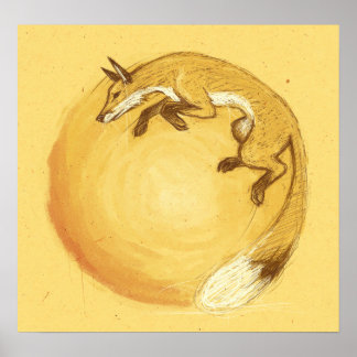 Fox Jump Poster
