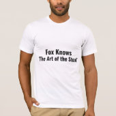 Fox kent de kunst van het stelen van punny t-shirt (Voorkant)